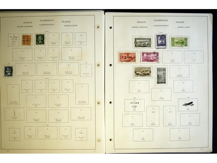 1849/1934, ungebrauchte und gestempelte Sammlung mit guten Ausgaben wie Mi.-Nr. 128-35, Porto sowie etwas Kolonien und Auslan