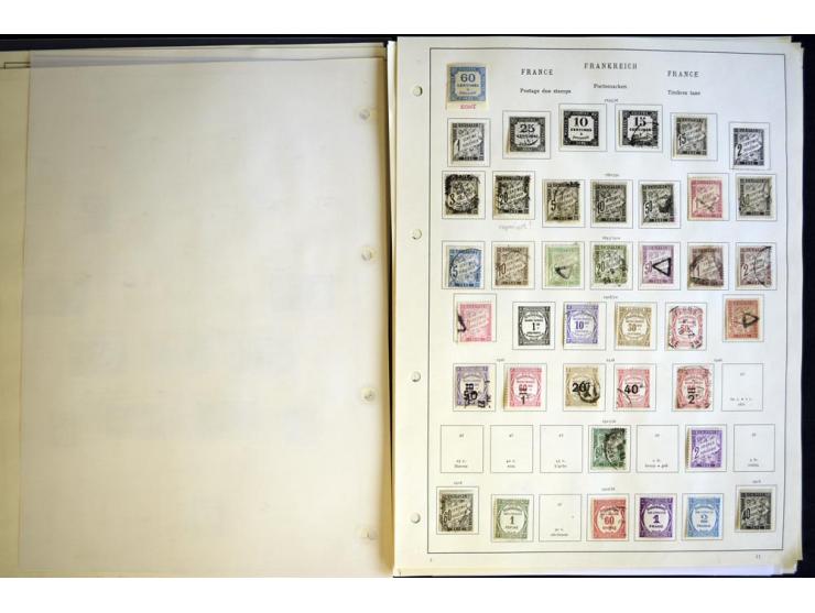 1849/1934, ungebrauchte und gestempelte Sammlung mit guten Ausgaben wie Mi.-Nr. 128-35, Porto sowie etwas Kolonien und Auslan