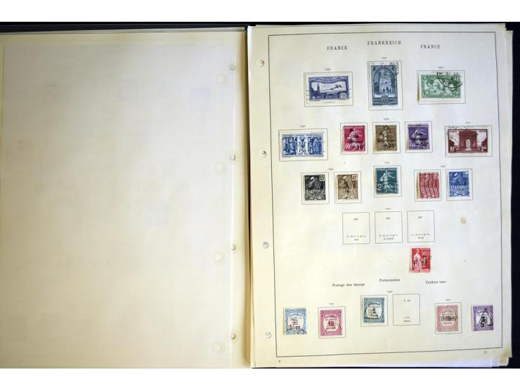 1849/1934, ungebrauchte und gestempelte Sammlung mit guten Ausgaben wie Mi.-Nr. 128-35, Porto sowie etwas Kolonien und Auslan