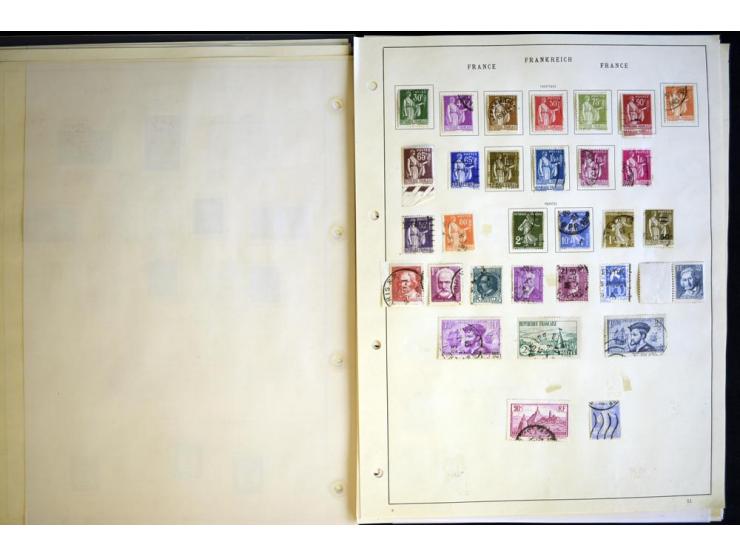 1849/1934, ungebrauchte und gestempelte Sammlung mit guten Ausgaben wie Mi.-Nr. 128-35, Porto sowie etwas Kolonien und Auslan