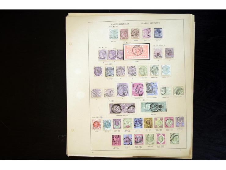 1840/1937, sehr schöne und umfangreiche, hauptsächlich gestempelte Sammlung beginnend mit Mi.-Nr. 1 und 2, danach u.a. Mi.-Nr