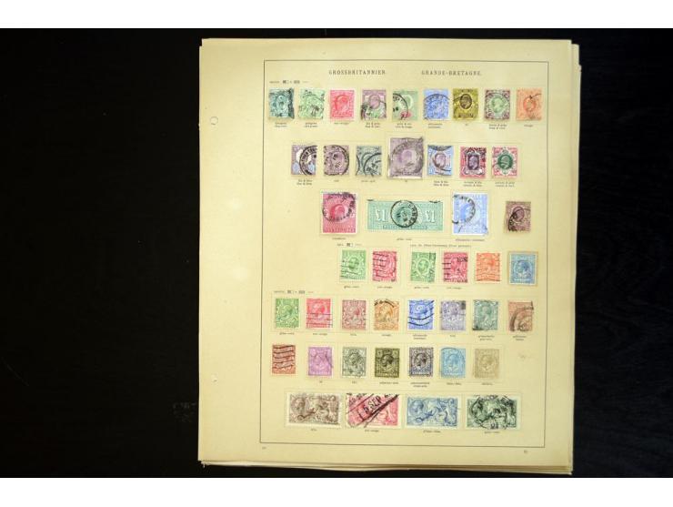 1840/1937, sehr schöne und umfangreiche, hauptsächlich gestempelte Sammlung beginnend mit Mi.-Nr. 1 und 2, danach u.a. Mi.-Nr
