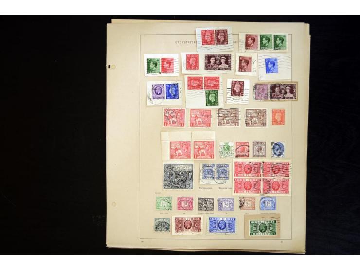 1840/1937, sehr schöne und umfangreiche, hauptsächlich gestempelte Sammlung beginnend mit Mi.-Nr. 1 und 2, danach u.a. Mi.-Nr