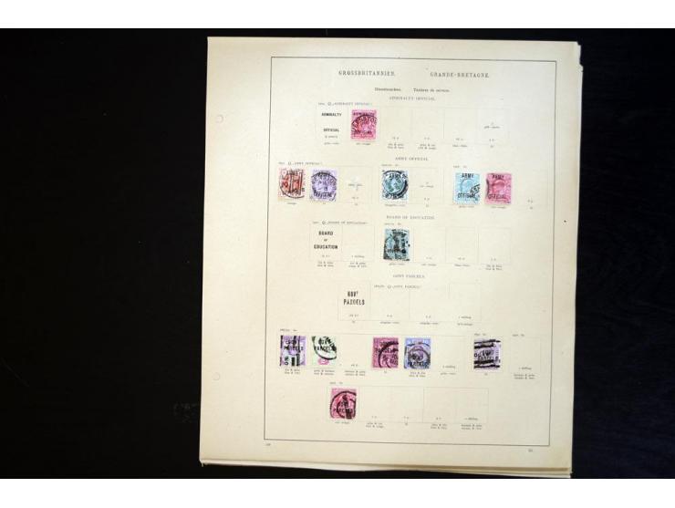1840/1937, sehr schöne und umfangreiche, hauptsächlich gestempelte Sammlung beginnend mit Mi.-Nr. 1 und 2, danach u.a. Mi.-Nr