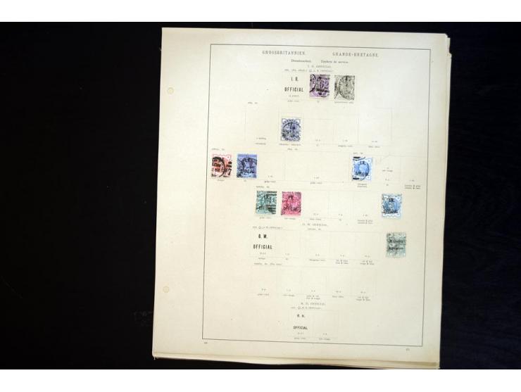 1840/1937, sehr schöne und umfangreiche, hauptsächlich gestempelte Sammlung beginnend mit Mi.-Nr. 1 und 2, danach u.a. Mi.-Nr