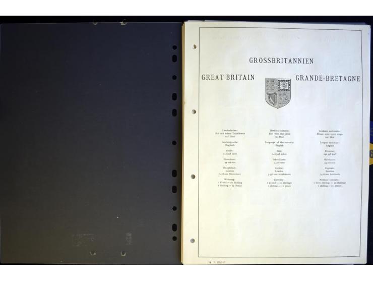 1840/1935, ungebrauchte und gestempelte Sammlung mit u.a. Mi.-Nr. 35, 99, 118 etc., dazu Dienst, etwas Auslandspostämter, Gib