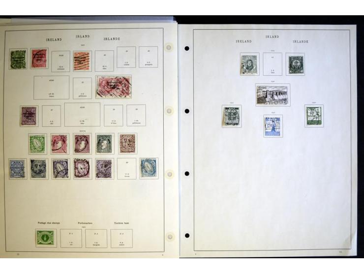 1840/1935, ungebrauchte und gestempelte Sammlung mit u.a. Mi.-Nr. 35, 99, 118 etc., dazu Dienst, etwas Auslandspostämter, Gib