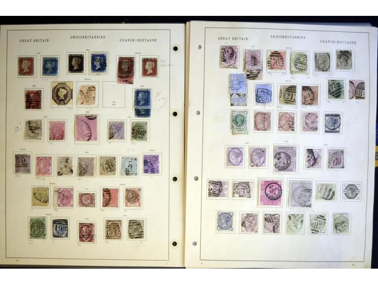 1840/1935, ungebrauchte und gestempelte Sammlung mit u.a. Mi.-Nr. 35, 99, 118 etc., dazu Dienst, etwas Auslandspostämter, Gib