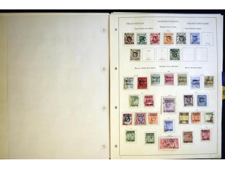 1840/1935, ungebrauchte und gestempelte Sammlung mit u.a. Mi.-Nr. 35, 99, 118 etc., dazu Dienst, etwas Auslandspostämter, Gib
