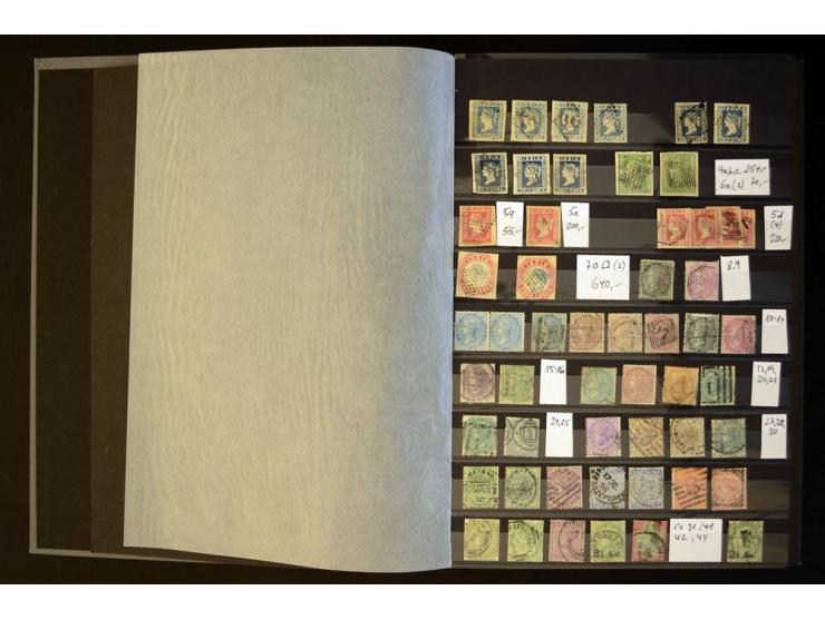 1854/1969, interessante anfangs gestempelte, später zunehmend postfrische Sammlung mit diversen besseren Werten, dabei u.a. M