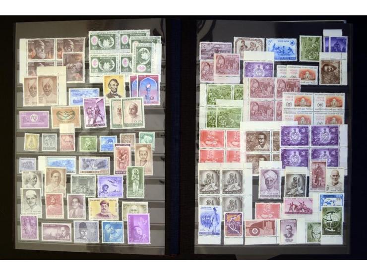 1854/1969, interessante anfangs gestempelte, später zunehmend postfrische Sammlung mit diversen besseren Werten, dabei u.a. M