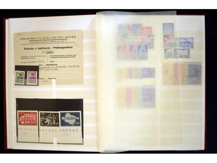 1918/69, postfrischer, ungebrauchter und gestempelter Bestand mit u.a. Mi.-Nr. 169-73 (4), 176-85 (4er-Blocks), 200-11 (4er-B