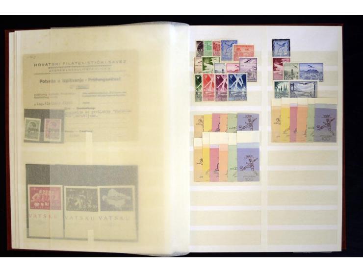 1918/69, postfrischer, ungebrauchter und gestempelter Bestand mit u.a. Mi.-Nr. 169-73 (4), 176-85 (4er-Blocks), 200-11 (4er-B