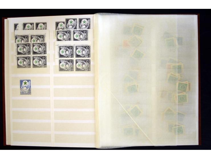 1918/69, postfrischer, ungebrauchter und gestempelter Bestand mit u.a. Mi.-Nr. 169-73 (4), 176-85 (4er-Blocks), 200-11 (4er-B