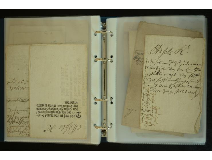 1728/1919(ca.), RIGA, umfangreiche nd hochinteressante Sammlung mit über 250 Briefe sowie Karten und Ganzsachen, dabei ein gu