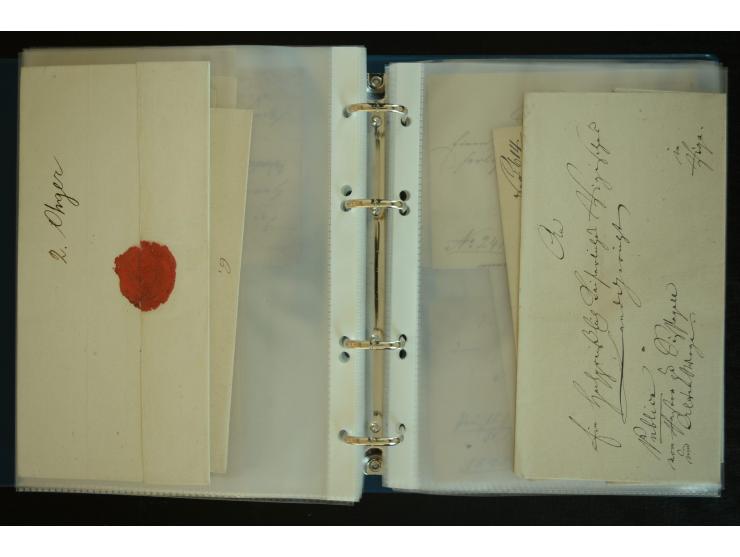 1728/1919(ca.), RIGA, umfangreiche nd hochinteressante Sammlung mit über 250 Briefe sowie Karten und Ganzsachen, dabei ein gu