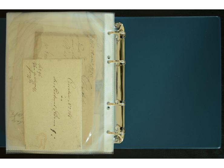 1728/1919(ca.), RIGA, umfangreiche nd hochinteressante Sammlung mit über 250 Briefe sowie Karten und Ganzsachen, dabei ein gu
