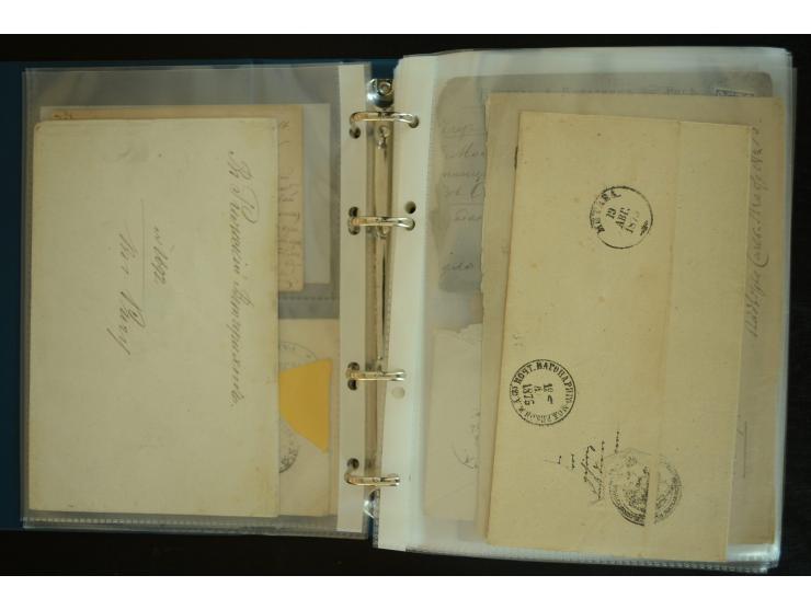 1728/1919(ca.), RIGA, umfangreiche nd hochinteressante Sammlung mit über 250 Briefe sowie Karten und Ganzsachen, dabei ein gu