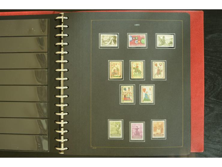 1912/82, postfrische und ungebrauchte Sammlung, in weiten Teilen kpl. mit Bl.1, Dienst und Porto