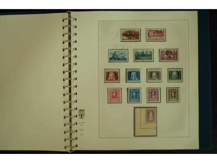 1912/82, postfrische und ungebrauchte Sammlung, in weiten Teilen kpl. mit Bl.1, Dienst und Porto