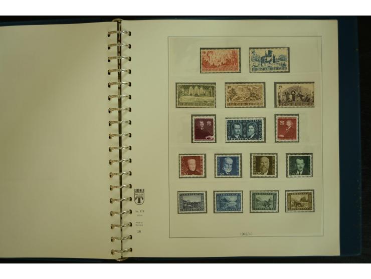 1912/82, postfrische und ungebrauchte Sammlung, in weiten Teilen kpl. mit Bl.1, Dienst und Porto