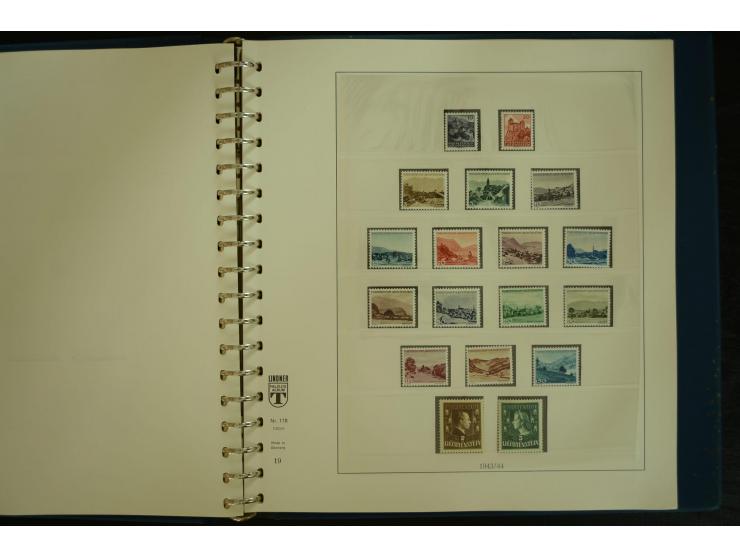 1912/82, postfrische und ungebrauchte Sammlung, in weiten Teilen kpl. mit Bl.1, Dienst und Porto