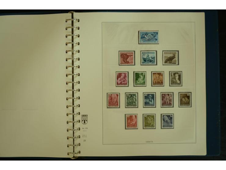 1912/82, postfrische und ungebrauchte Sammlung, in weiten Teilen kpl. mit Bl.1, Dienst und Porto