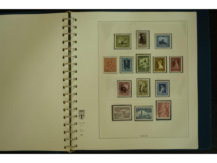 1912/82, postfrische und ungebrauchte Sammlung, in weiten Teilen kpl. mit Bl.1, Dienst und Porto