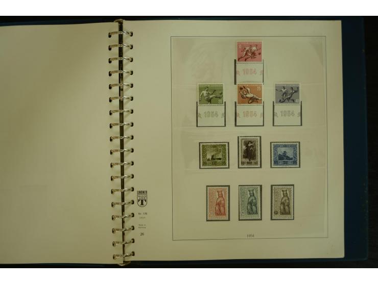 1912/82, postfrische und ungebrauchte Sammlung, in weiten Teilen kpl. mit Bl.1, Dienst und Porto