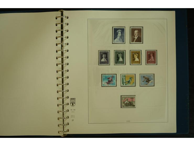 1912/82, postfrische und ungebrauchte Sammlung, in weiten Teilen kpl. mit Bl.1, Dienst und Porto