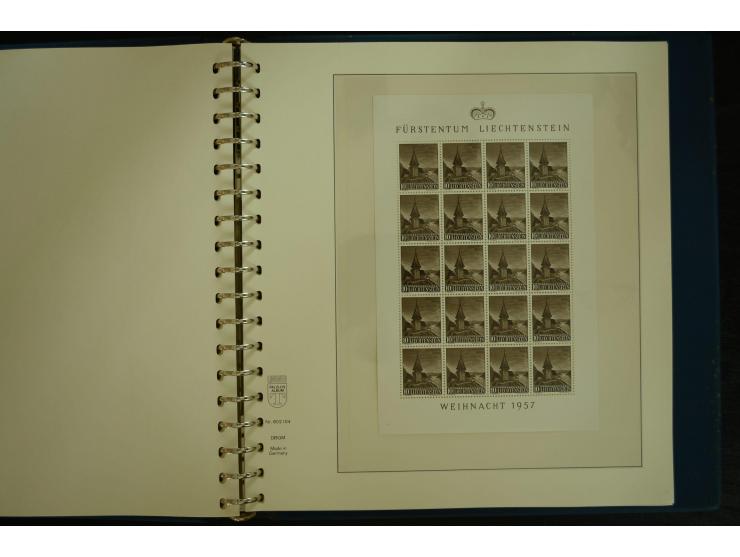 1912/82, postfrische und ungebrauchte Sammlung, in weiten Teilen kpl. mit Bl.1, Dienst und Porto
