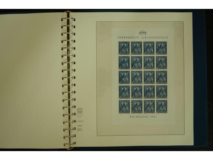 1912/82, postfrische und ungebrauchte Sammlung, in weiten Teilen kpl. mit Bl.1, Dienst und Porto