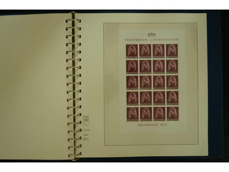1912/82, postfrische und ungebrauchte Sammlung, in weiten Teilen kpl. mit Bl.1, Dienst und Porto