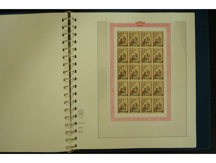 1912/82, postfrische und ungebrauchte Sammlung, in weiten Teilen kpl. mit Bl.1, Dienst und Porto