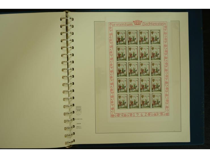 1912/82, postfrische und ungebrauchte Sammlung, in weiten Teilen kpl. mit Bl.1, Dienst und Porto