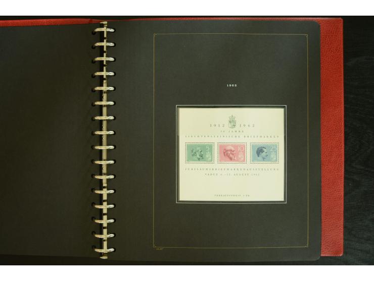 1912/82, postfrische und ungebrauchte Sammlung, in weiten Teilen kpl. mit Bl.1, Dienst und Porto