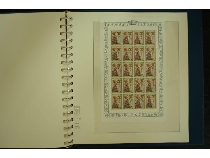 1912/82, postfrische und ungebrauchte Sammlung, in weiten Teilen kpl. mit Bl.1, Dienst und Porto