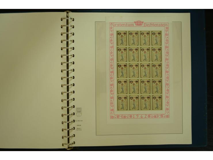 1912/82, postfrische und ungebrauchte Sammlung, in weiten Teilen kpl. mit Bl.1, Dienst und Porto