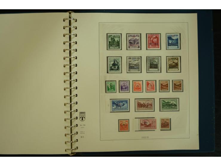 1912/82, postfrische und ungebrauchte Sammlung, in weiten Teilen kpl. mit Bl.1, Dienst und Porto