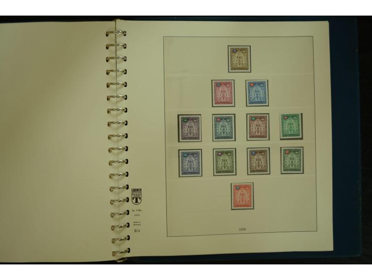 1912/82, postfrische und ungebrauchte Sammlung, in weiten Teilen kpl. mit Bl.1, Dienst und Porto