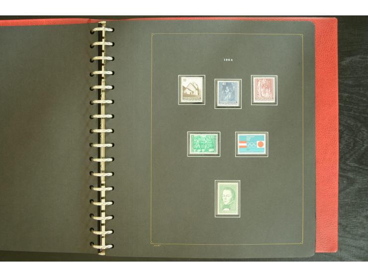 1912/82, postfrische und ungebrauchte Sammlung, in weiten Teilen kpl. mit Bl.1, Dienst und Porto