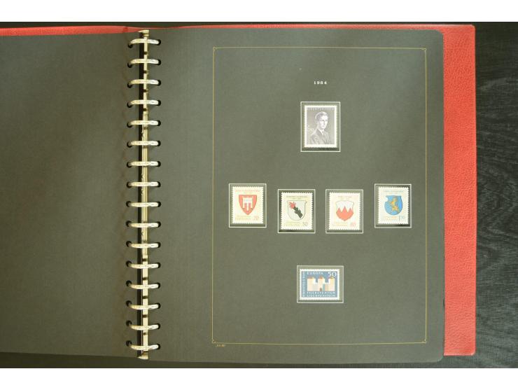 1912/82, postfrische und ungebrauchte Sammlung, in weiten Teilen kpl. mit Bl.1, Dienst und Porto