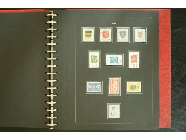 1912/82, postfrische und ungebrauchte Sammlung, in weiten Teilen kpl. mit Bl.1, Dienst und Porto