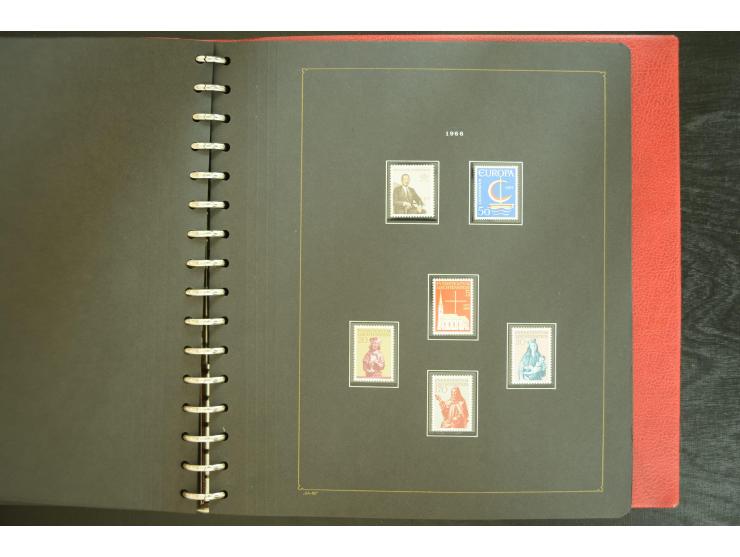 1912/82, postfrische und ungebrauchte Sammlung, in weiten Teilen kpl. mit Bl.1, Dienst und Porto
