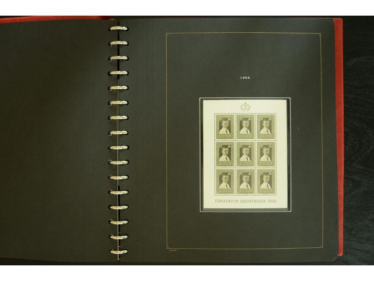 1912/82, postfrische und ungebrauchte Sammlung, in weiten Teilen kpl. mit Bl.1, Dienst und Porto