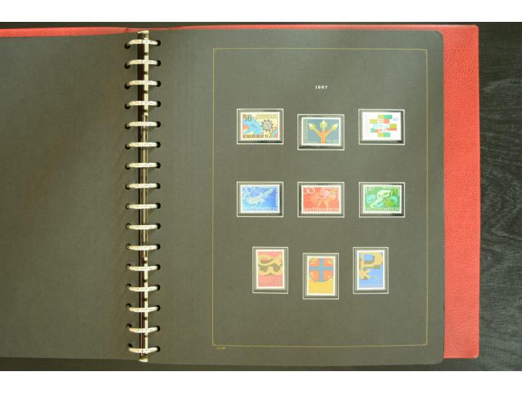 1912/82, postfrische und ungebrauchte Sammlung, in weiten Teilen kpl. mit Bl.1, Dienst und Porto