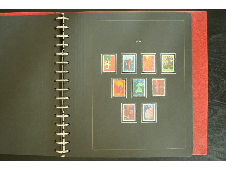 1912/82, postfrische und ungebrauchte Sammlung, in weiten Teilen kpl. mit Bl.1, Dienst und Porto