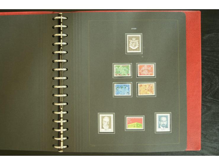 1912/82, postfrische und ungebrauchte Sammlung, in weiten Teilen kpl. mit Bl.1, Dienst und Porto