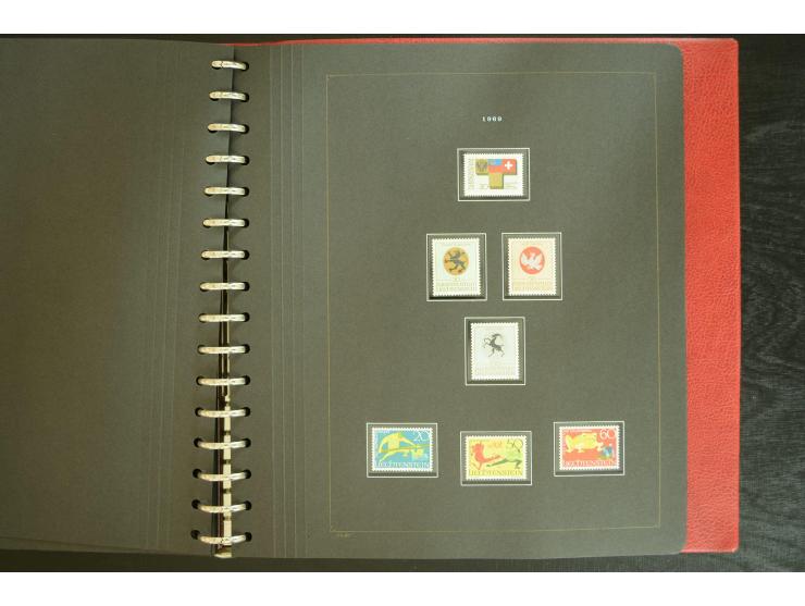 1912/82, postfrische und ungebrauchte Sammlung, in weiten Teilen kpl. mit Bl.1, Dienst und Porto
