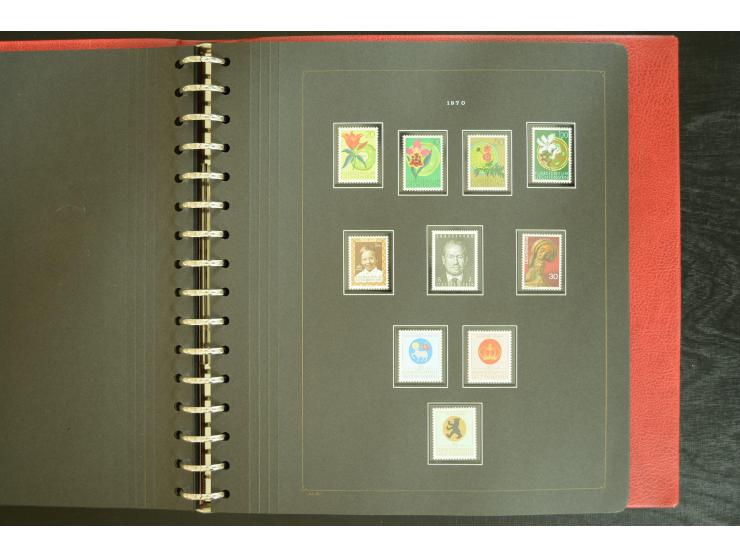 1912/82, postfrische und ungebrauchte Sammlung, in weiten Teilen kpl. mit Bl.1, Dienst und Porto
